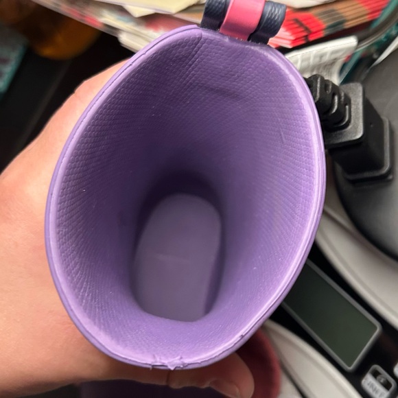 Totes Kids Waterproof Rain Boots Size 5/6 Purple Toddler Durable Outdoors Casual - Picture 5 of 7